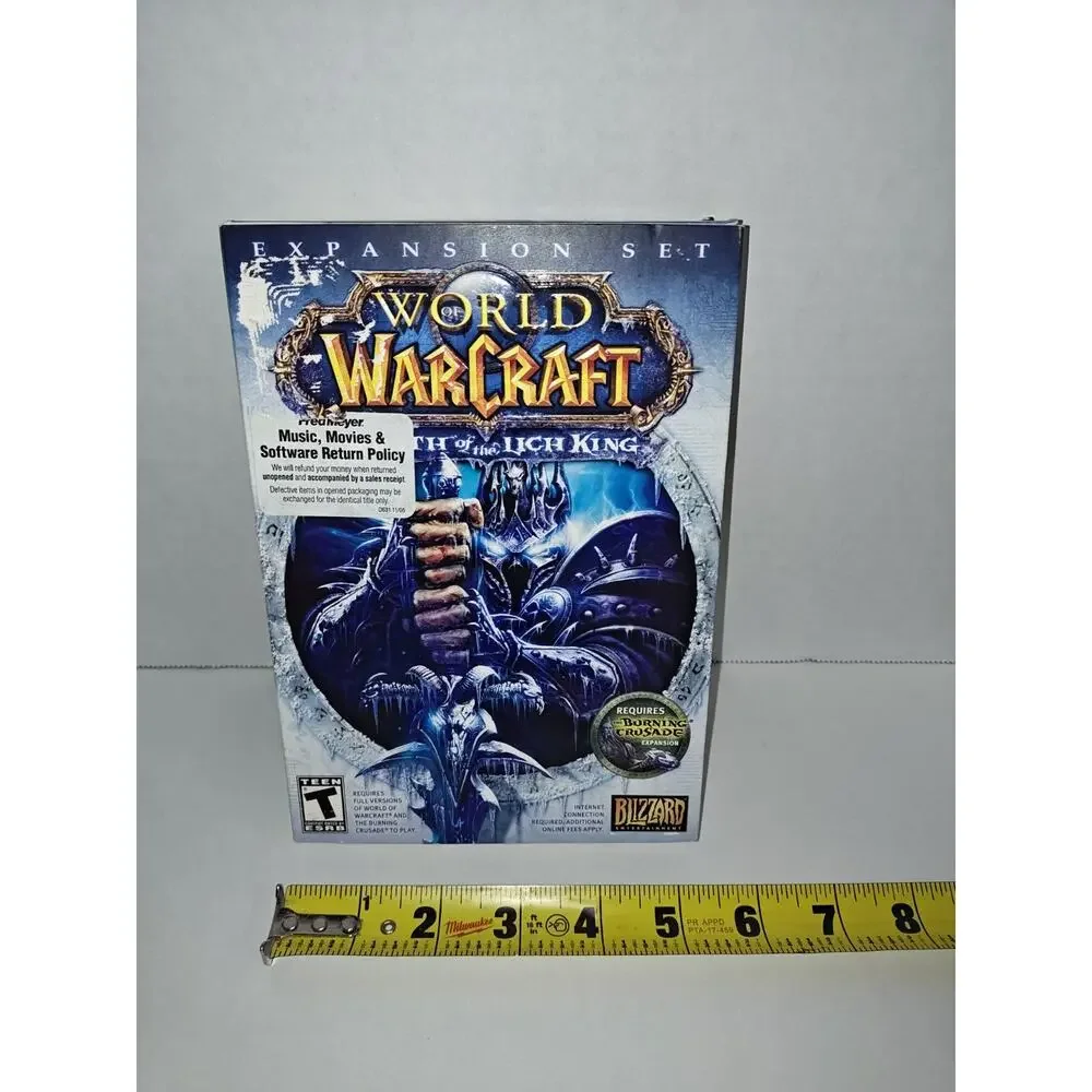 World of Warcraft: Wrath Of The Lich King Expansion Set PC Gaming Game In Box